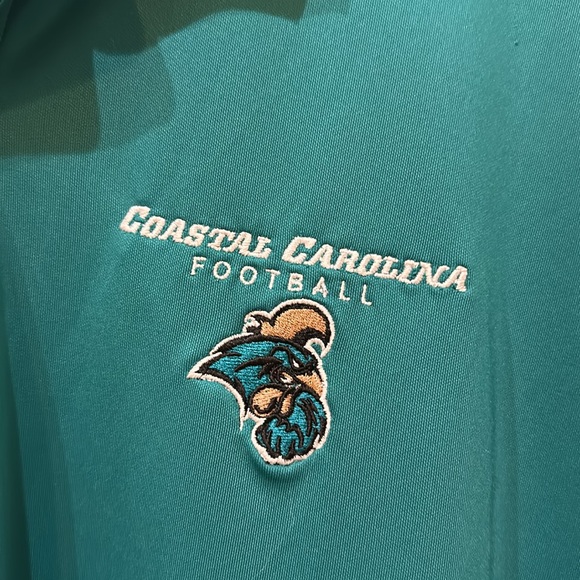 Under Armour Teal Polo Shirt with Logo - Picture 4 of 5